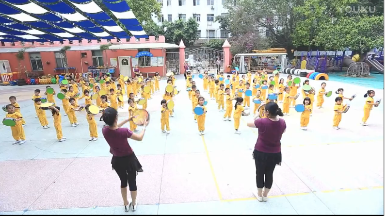 早操活動花絮——公明第二幼兒園